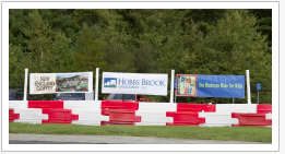 ISS Barriers Support Sponsorship Banners and Advertising
